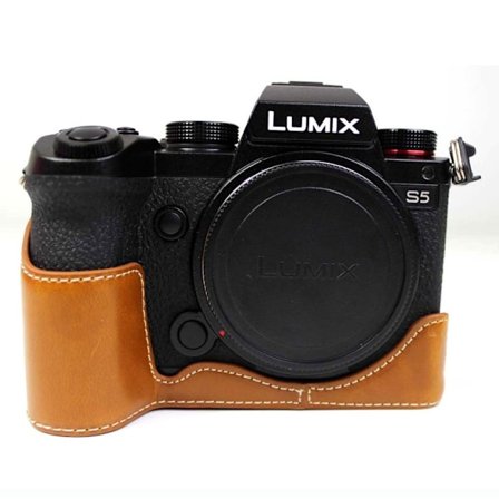 Panasonic Lumix S5 læderetui - Brun