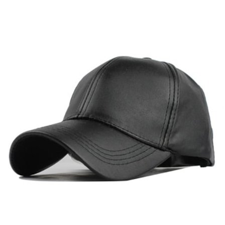 Unisex PU-læder baseballkasketter Snapback Hip-hop sport casual justerbare hatte