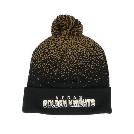 Fanatics - Negro pom Beanie - Vegas Golden Knights Iconic Gradiant Beanie Black/Harvest Pom @ Hatstore