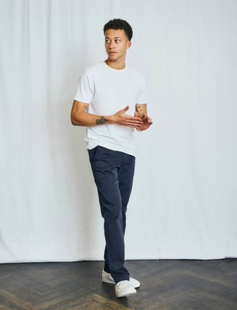 Bruun & Stengade Bs Olav Regular Fit Chinos - Navy - 30-34