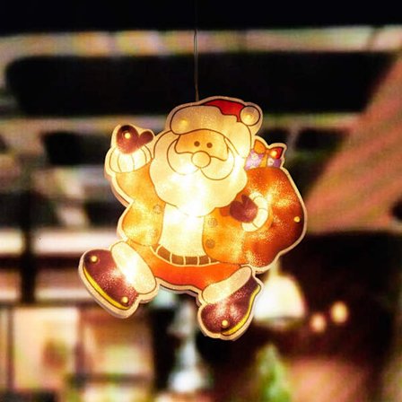 Julelyskæde, Juledekorationer LED Julemand juletræ