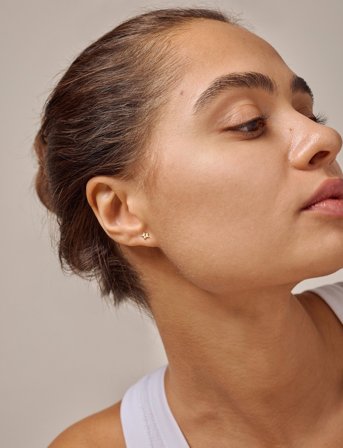 Enamel Copenhagen Star Energy Studs - Gold - ONE SIZE