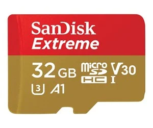 Sandisk Extreme - flashminnekort - 32 GB - microSDHC UHS-I