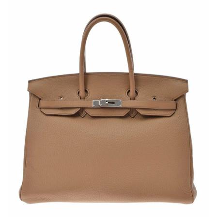 Hermès Vintage HandTass , Bruin , Dames , Maat: ONE Size Vintage Tassen
