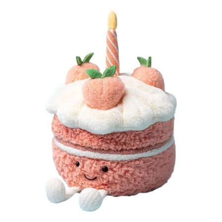 Jellycat Ferskenkage Limited Edition Plyslegetøj