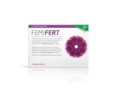 Femifert Femifert 20 kaps, Helse & Madvarer, Graviditet & Efterfødsel, Fertilitet