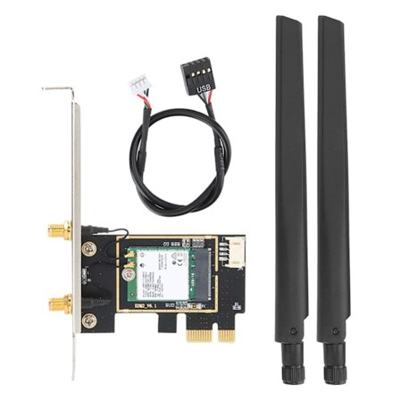 Desktop Dual Band Trådløst Netværkskort 1730Mbps PCI E 9260AC 802.11ac med 6DBi AC68U