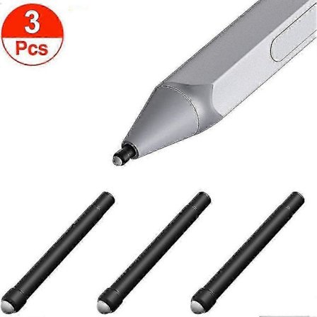 3 stk. Stylus Pen for Microsoft Surface Pro 8/7/6/5/4/3/x, Surface Go 3/2/1, Surface Book/laptop med viskelærknapp