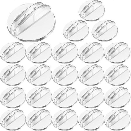 50 st Kortstativ Genomskinliga Plastkorthållare Spelkortstativ Papper