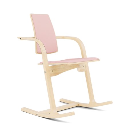 Varier Furniture Actulum - Pink Polyester - Natural base
