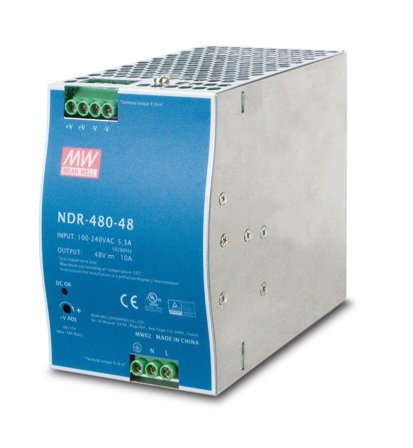 ERNITEC 48V, 480W Din-Rail Power