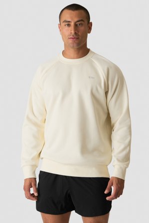 ICANIWILL - Everyday Crewneck Cream - Oberteile - Herren - ICIW