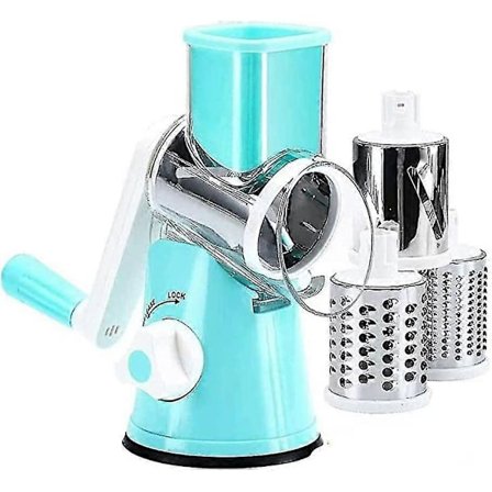 Rotary Osteskærer Ost Rotary Grinder Rund Mandolin Skærer Grinder Indbygget