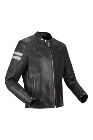 Segura Romeo MC-Jacka Svart/Vit S