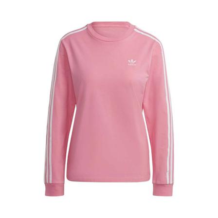 Adidas Originals, Koszulka 3-Stripes Różowy, Kobieta, Rozmiar: S