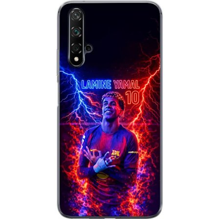 Yhteensopiva Puhelinkuori Huawei nova 5T Viktor Gyökeresin muotokuva Arsenal-paita päällä, jossa intensiivinen katse ja tumma dramaattinen tausta