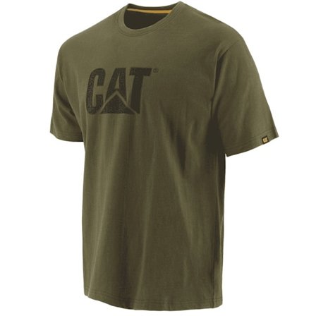 Caterpillar Mens TM Logo Kortärmad T-shirt L Grön