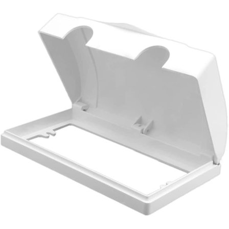 Rull over bildet for å zoome inn Dobbel stikkontaktbeskytter Vanntett elektrisk støpsel stikkontaktdeksel Barnesikkerhetsboks 1 stk