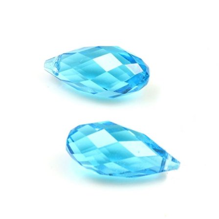 20st/ set Crystal Beads Teardrop Faceted Crystal 09 09