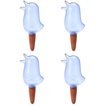 Självbevattning Spike Globes Devices, Clear Plant Waterer, Planter Blue