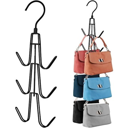 Väska Hängare Organizer för garderob, 1 Pack Hängande Väska Hållare