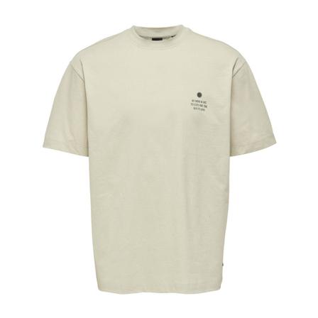Only & Sons, T-Shirts Beige, Heren, Maat:L