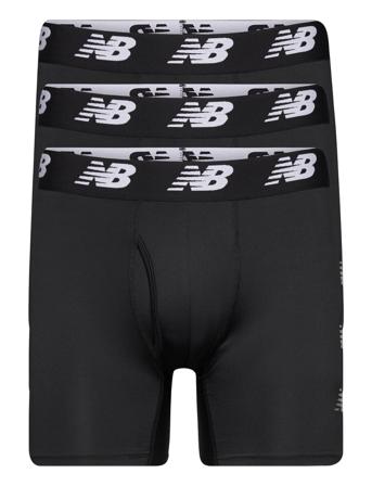 M Premium 6 Boxer Brief With Fly 3Pk Black New Balance