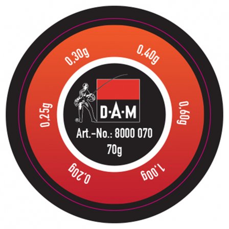 DAM Lead Assortment 70g - Rough