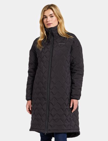 Didriksons Nino Wns Parka Long - Black - 38
