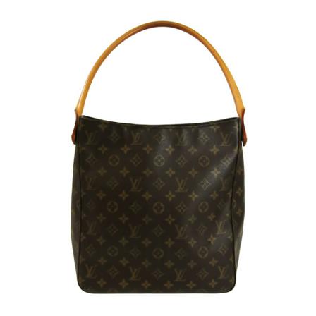 Louis Vuitton Vintage, Pre-owned Looping GM Bag Bruin, Dames, Maat:ONE Size