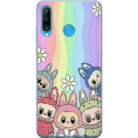 Kompatibel Mobilcover til Huawei Huawei P30 lite Regnbage