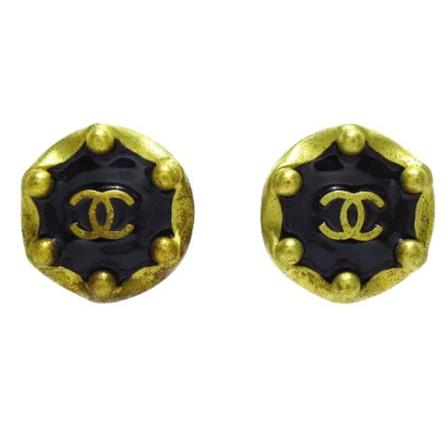 Chanel Vintage, Pre-owned Metal earrings Geel, Dames, Maat:ONE Size