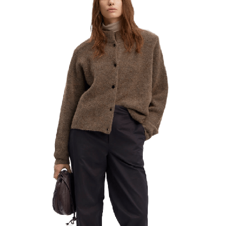 Gestuz AlphaGZ Short Cardigan Tröjor Dam Beige XS