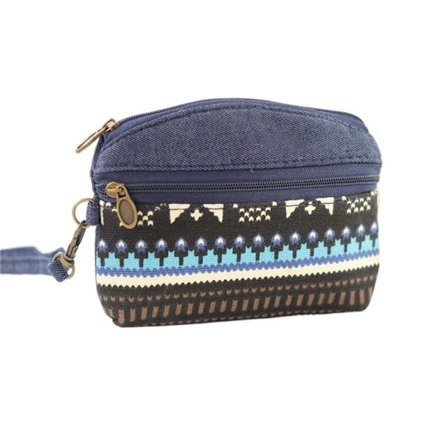 Lynlås Pung pengetaske BLÅ