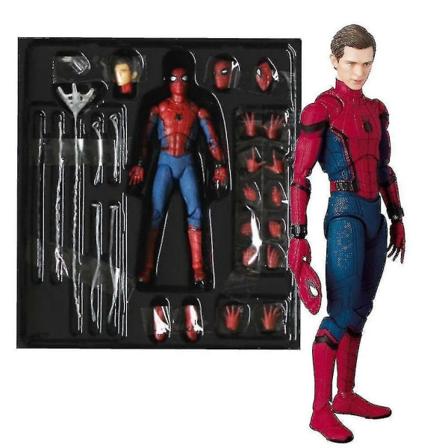 Spider-Man bevegelig dukke leketøy animasjon samlemodell