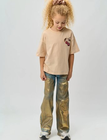 The New Tnrosanna Wide Fit Jeans - Multi/patterned - 122/128