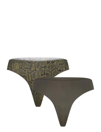 Performance Thong 2P Patterned Björn Borg