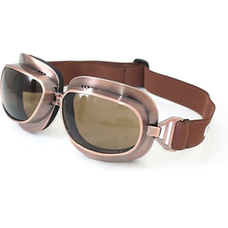 Vintage Aviator Pilot Style Motorcykel Briller Cruiser Scooter Briller Til Mænd, Kvinder, Voksne, Unge