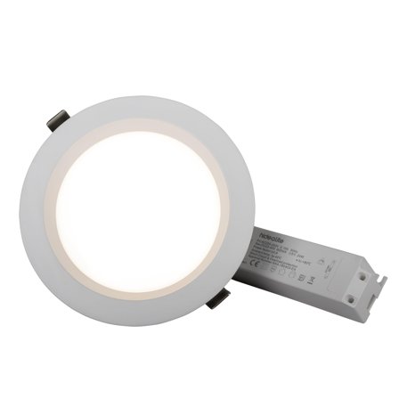 Hide-a-Lite DL Plano Basic Downlight hvid Ø190 mm, Belysning
