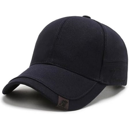 Baseballkasket til mænd Kvinder Skyggekasket Vintage Bomuld Truckerkasket Unisex Justerbar Solhat Ensfarvet Casual Snapback Kasket Skyggekasket Navy