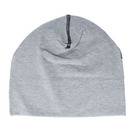 Beechfield - Grå traditionalbeanie Beanie - Heather Grey/Black Hemsedal Cotton Beanie @ Hatstore