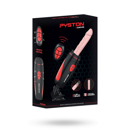 Pyston Automatic Remote Control Dildo - Sexleker Vuxen: Vibrator, dildo & massajestaver