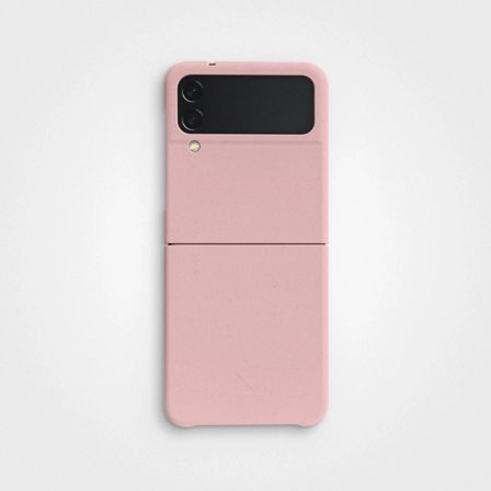 Plastfritt Mobilskal I Dammig Rosa, Tillverkat Av Växter, Samsung Flip 2022