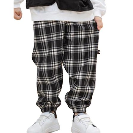 Mjukisbyxor för barn, varma och bekväma fritidsbyxor för skola och vardag, storlek 150 för 135 till 145 cm längd (53,1 till 57,1 tum)