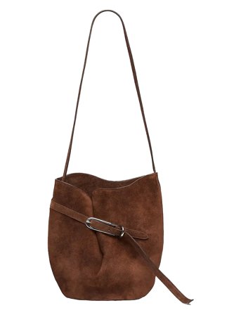 Liffner Belted Bucket Bag - Brown - ONE SIZE