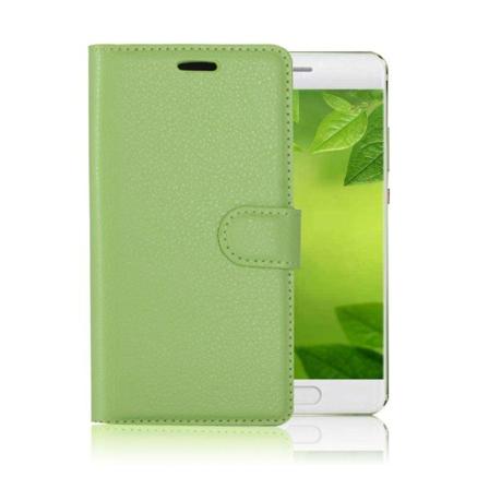 Huawei P10 beskyttende læder etui - Grøn Green