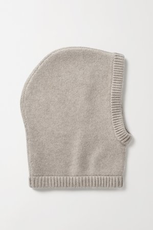 Soft Goat - Balaclava - Cashmere beanie - One Size - Greige