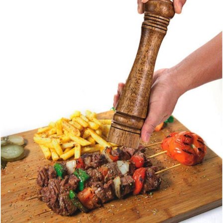 Salt- och Pepparkvarn 25,4 cm Trä