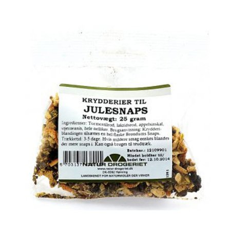 Natur Drogeriet Krydderier til julesnaps 25 g, Helse & Madvarer, Krydderier, Øvrigt