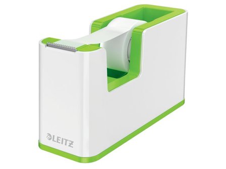 Leitz Tejpdispenser m tejp WOW vit/grön - Lyreco - Kontorsmaterial - Tejp lim och häftmassa - Tejphållare